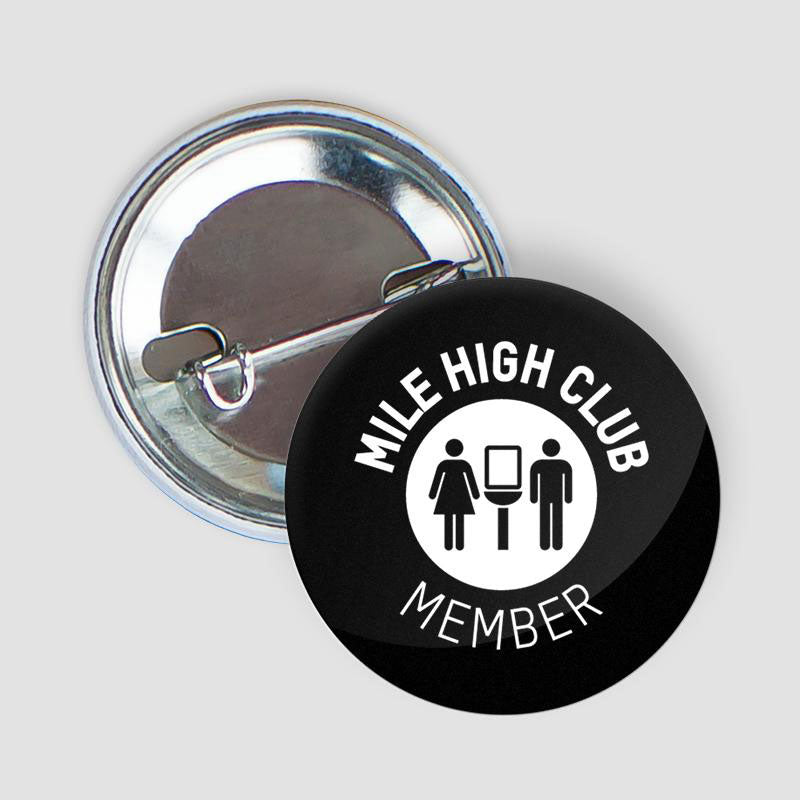 Mile High Club Member - Button
