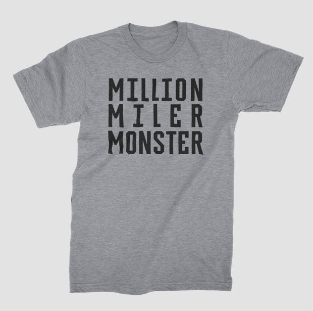 Million Miler Monster - T-Shirt airportag.myshopify.com