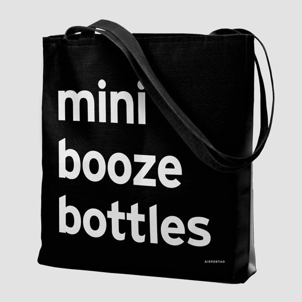 Mini Booze Bottles - Tote Bag airportag.myshopify.com