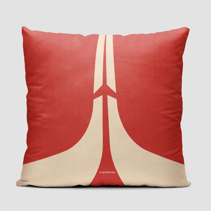 Minimalist Aeroplane - Throw Pillow