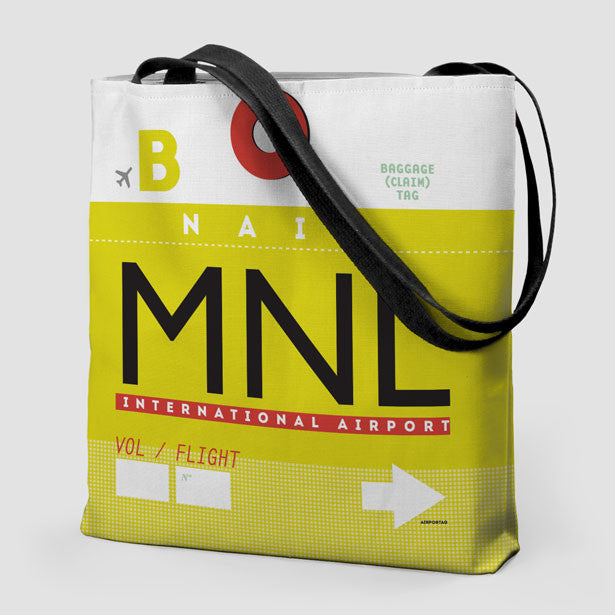 MNL  - Tote Bag - Airportag