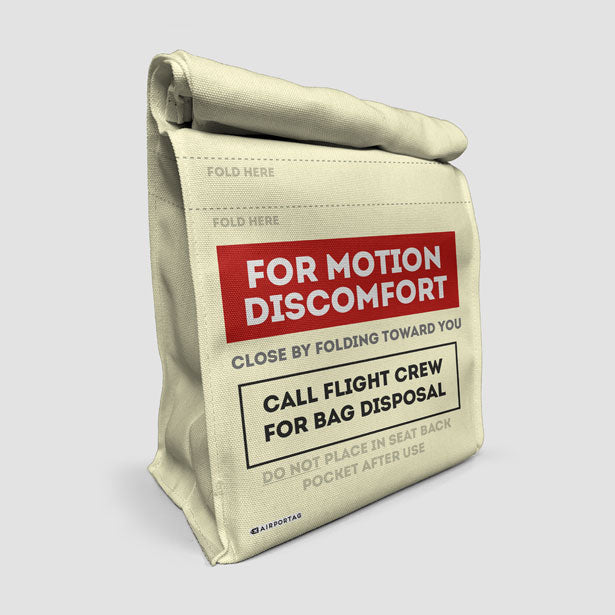 For Motion Discomfort - Lunch Bag airportag.myshopify.com