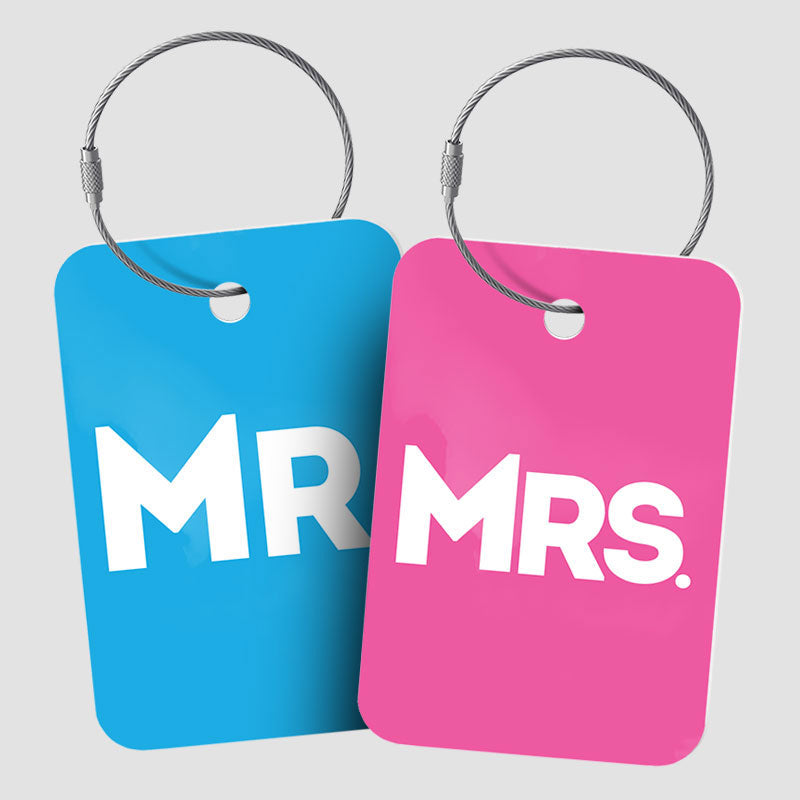 Mr and Mrs - Luggage Tag