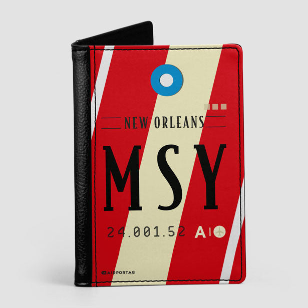 MSY - Passport Cover - Airportag