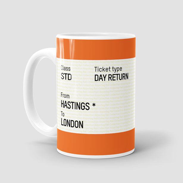 Train Ticket - UK - Mug - Airportag