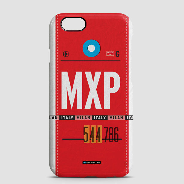 Airport Code Phone Case IATA code MXP Mobile Cover