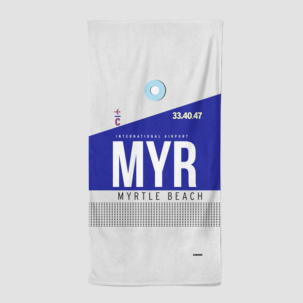 MYR - Beach Towel airportag.myshopify.com
