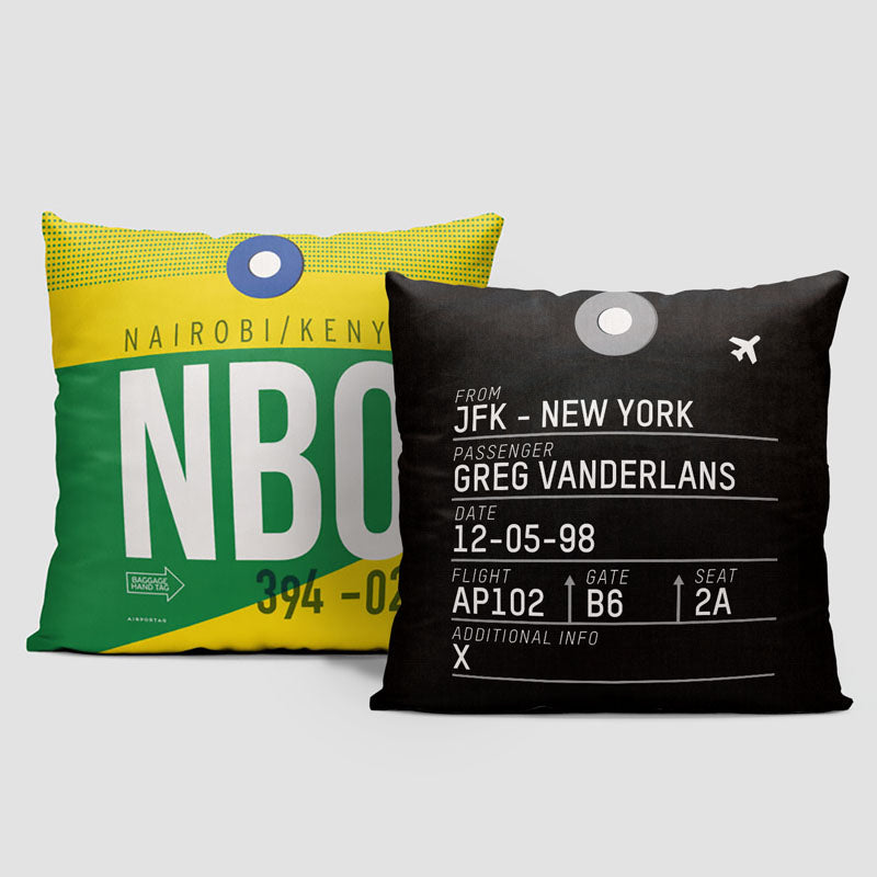 NBO - Throw Pillow