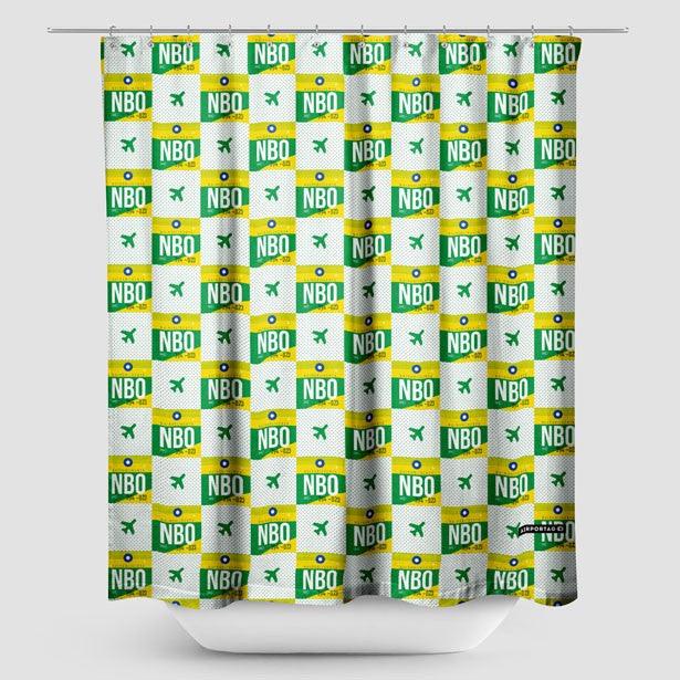 NBO - Shower Curtain - Airportag