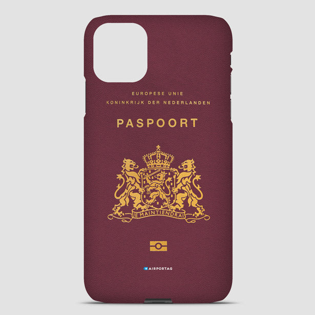 Netherlands - Passport Phone Case airportag.myshopify.com