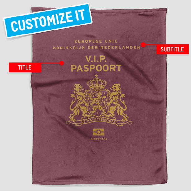 オランダ - パスポートブランケット