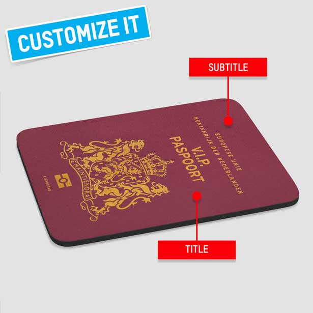 Netherlands - Passport Mousepad