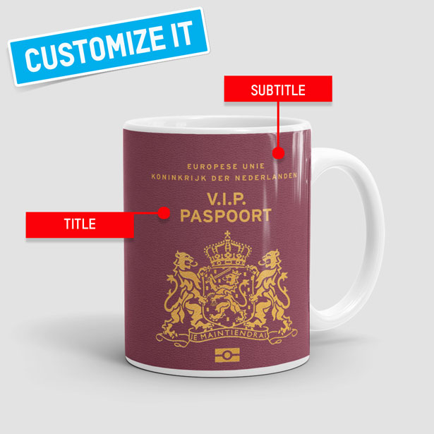 Pays-Bas - Tasse de passeport