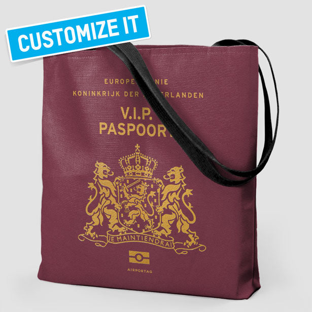 オランダ - パスポート トートバッグ