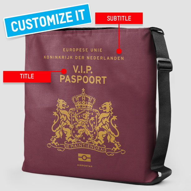 オランダ - パスポート トートバッグ