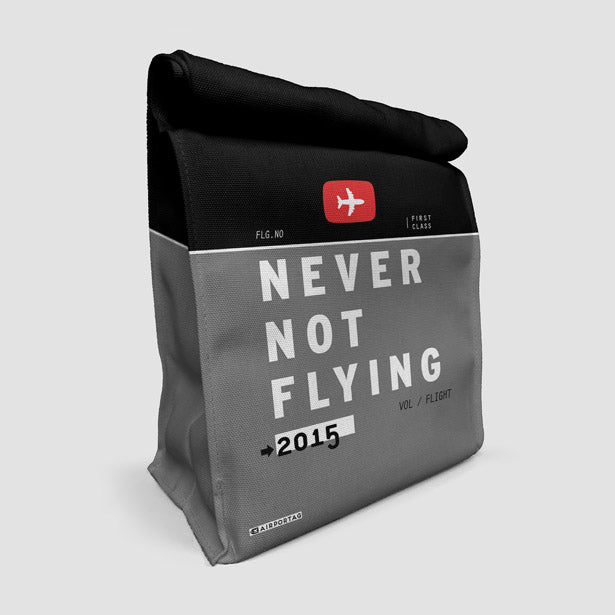 Never Not Flying - Lunch Bag airportag.myshopify.com