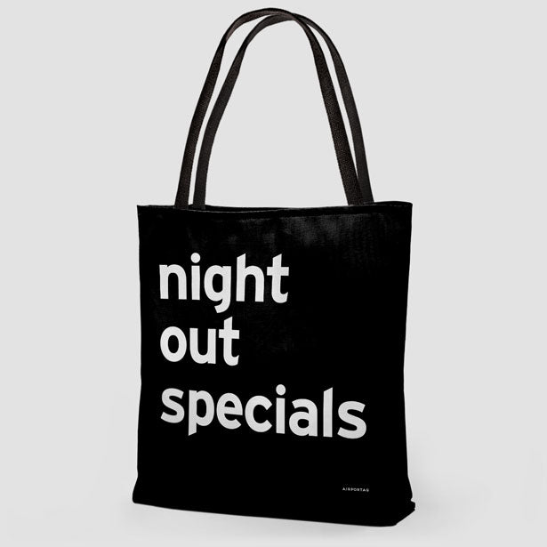 Night Out Specials - Tote Bag airportag.myshopify.com