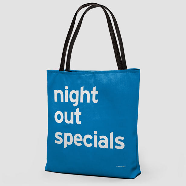 Night Out Specials - Tote Bag airportag.myshopify.com