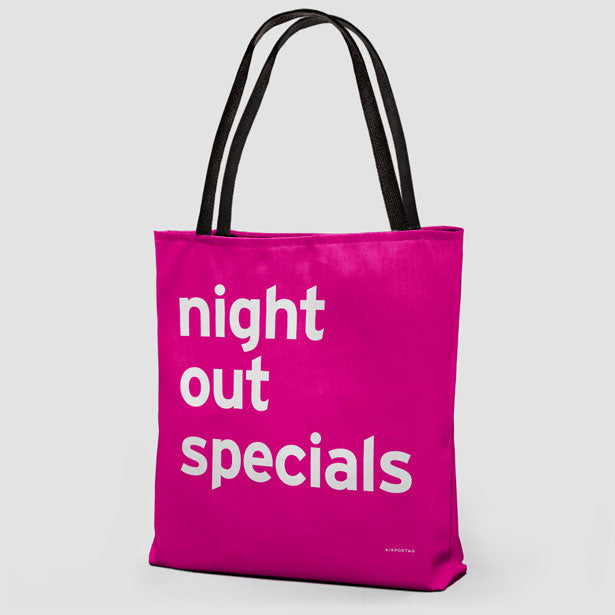 Night Out Specials - Tote Bag airportag.myshopify.com