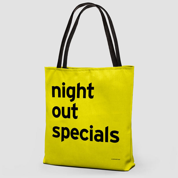 Night Out Specials - Tote Bag airportag.myshopify.com