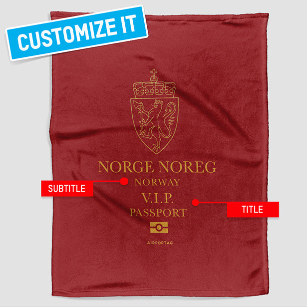 Norvège - Couverture pour passeports