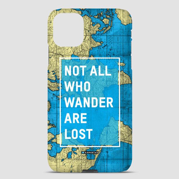 Not All Who Wander - Phone Case airportag.myshopify.com