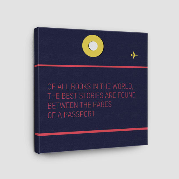 Of All Books - Canvas - Airportag