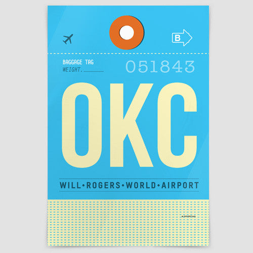 OKC - Poster - Airportag