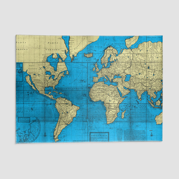 Old World Map - Rectangular Rug airportag.myshopify.com