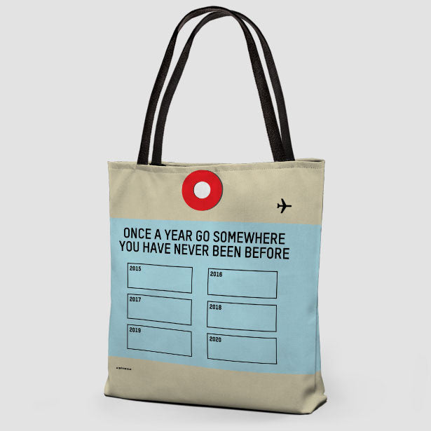 Once a Year - Tote Bag - Airportag