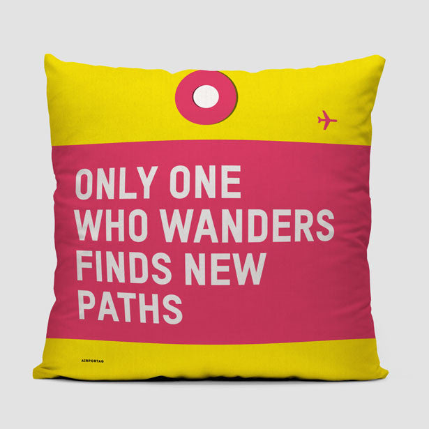 Only One Who Wanders - Throw Pillow - Airportag