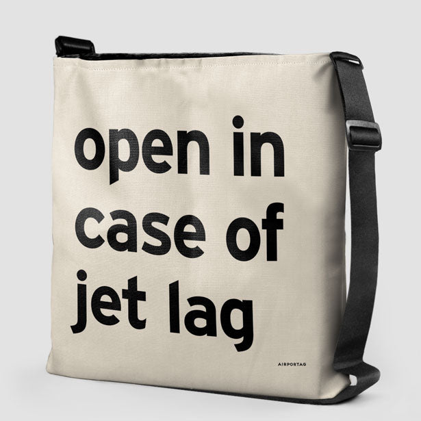 Open In Case Of Jet Lag - Tote Bag airportag.myshopify.com