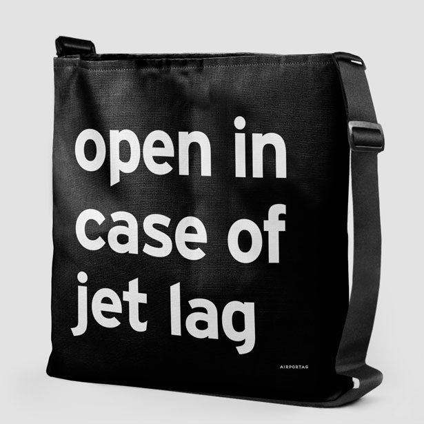 Open In Case Of Jet Lag - Tote Bag airportag.myshopify.com