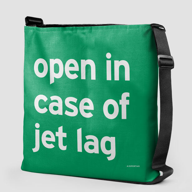 Open In Case Of Jet Lag - Tote Bag airportag.myshopify.com