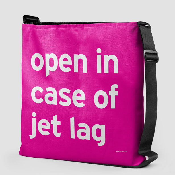 Open In Case Of Jet Lag - Tote Bag airportag.myshopify.com