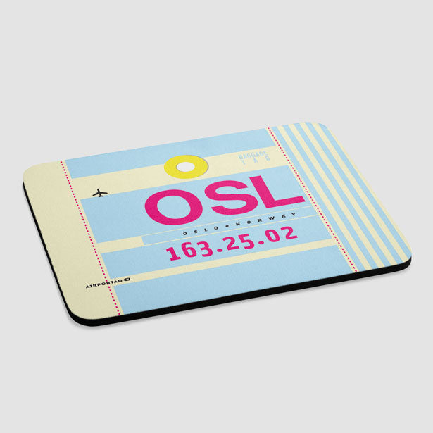 OSL - Mousepad - Airportag