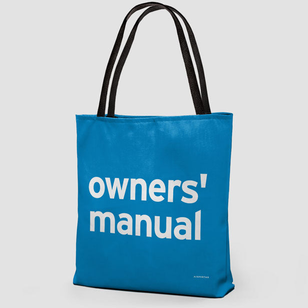 Owners Manual - Tote Bag airportag.myshopify.com