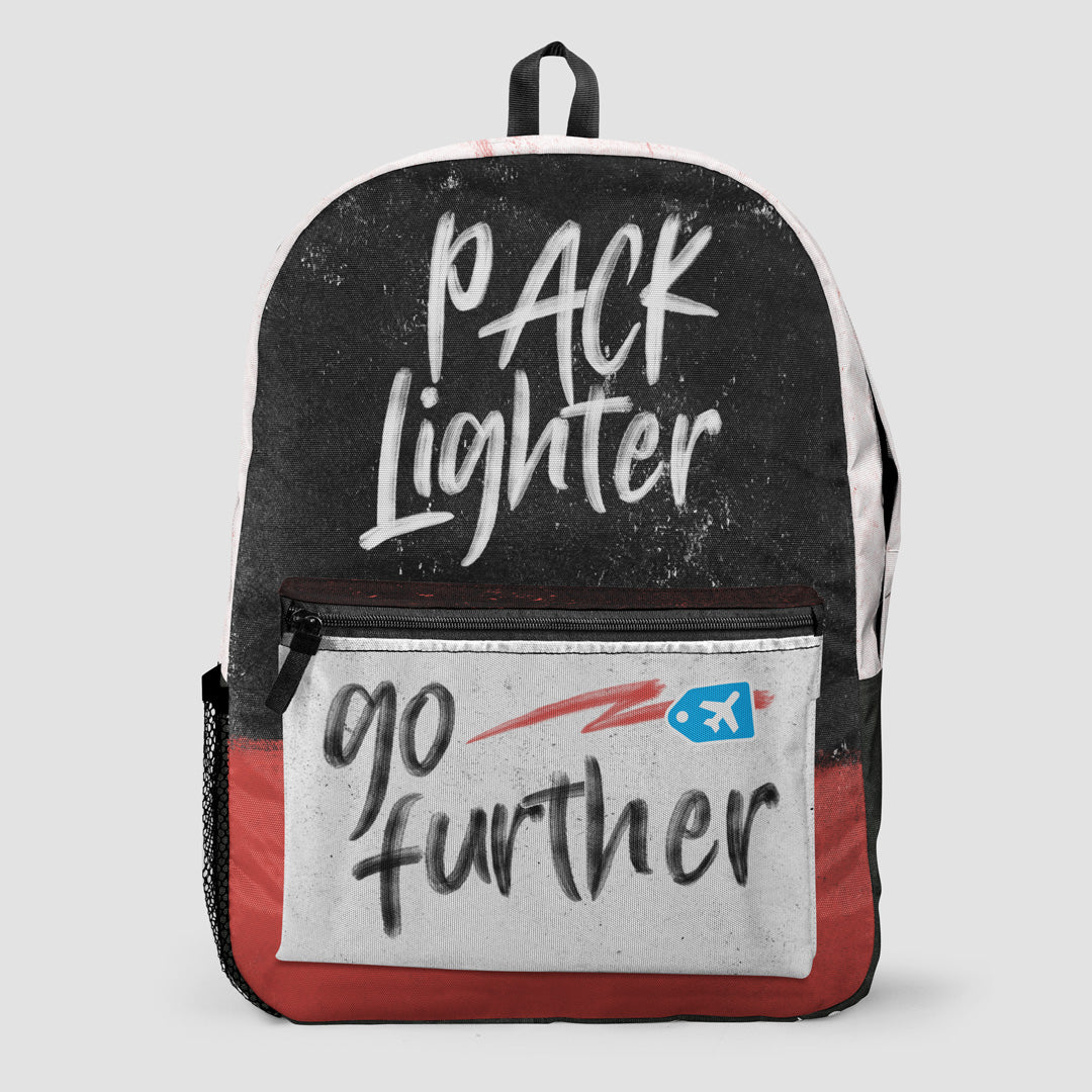 Pack Lighter, Go Further - Backpack - Airportag