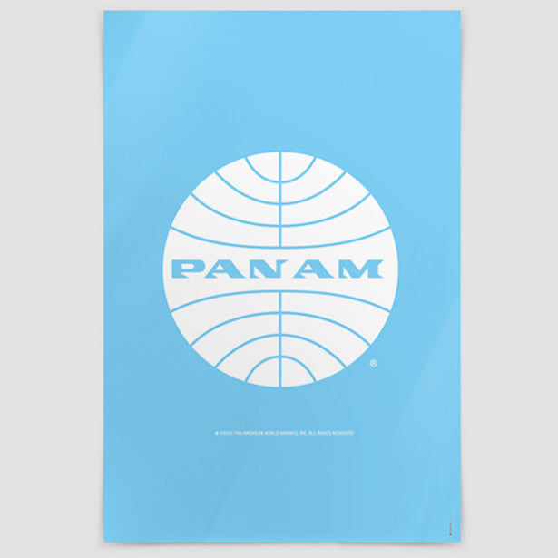 Pan Am Logo - Poster airportag.myshopify.com