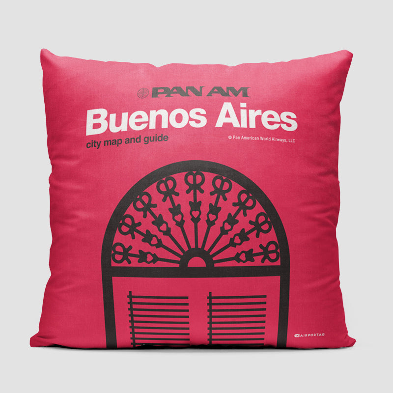 Pan Am Buenos Aries - Throw Pillow