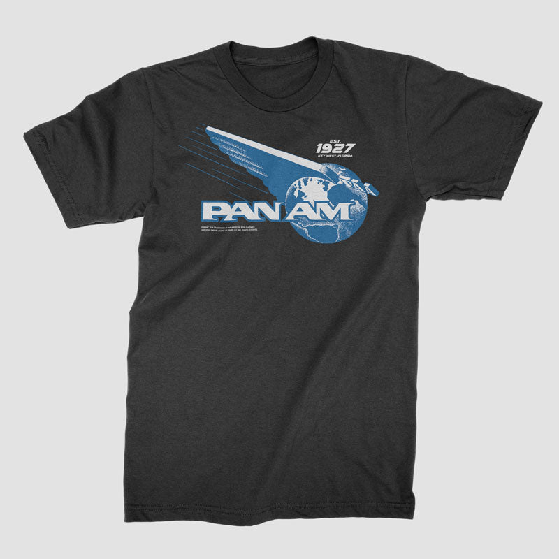 Pan Am Globe Logo - T-Shirt