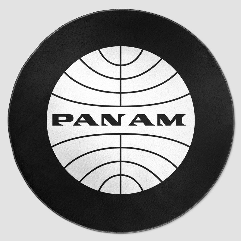 Pan Am ロゴ - ラウンド ラグ