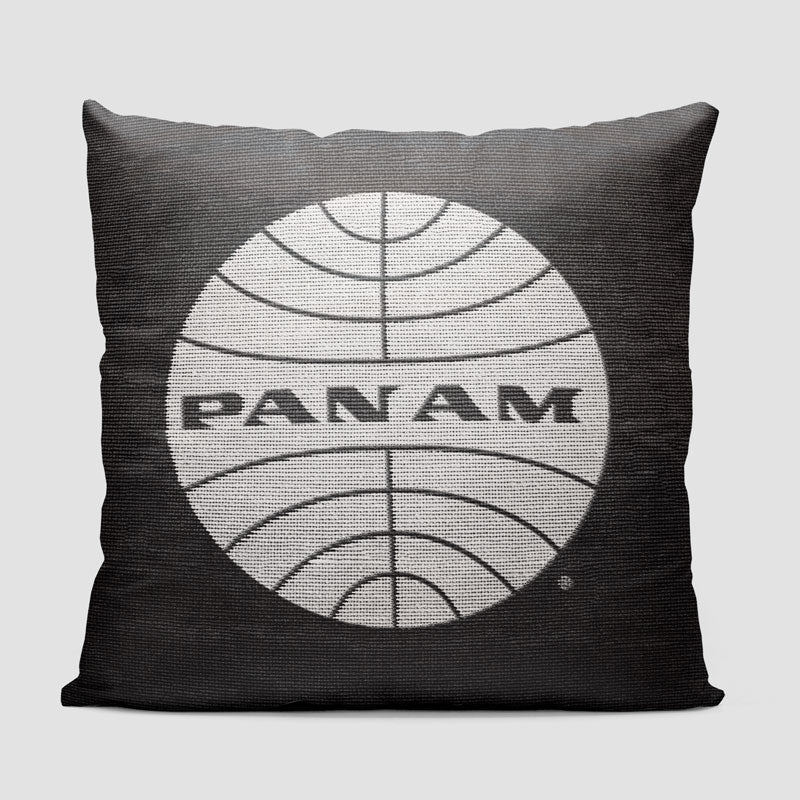 Pan Am Logo Woven - Throw Pillow