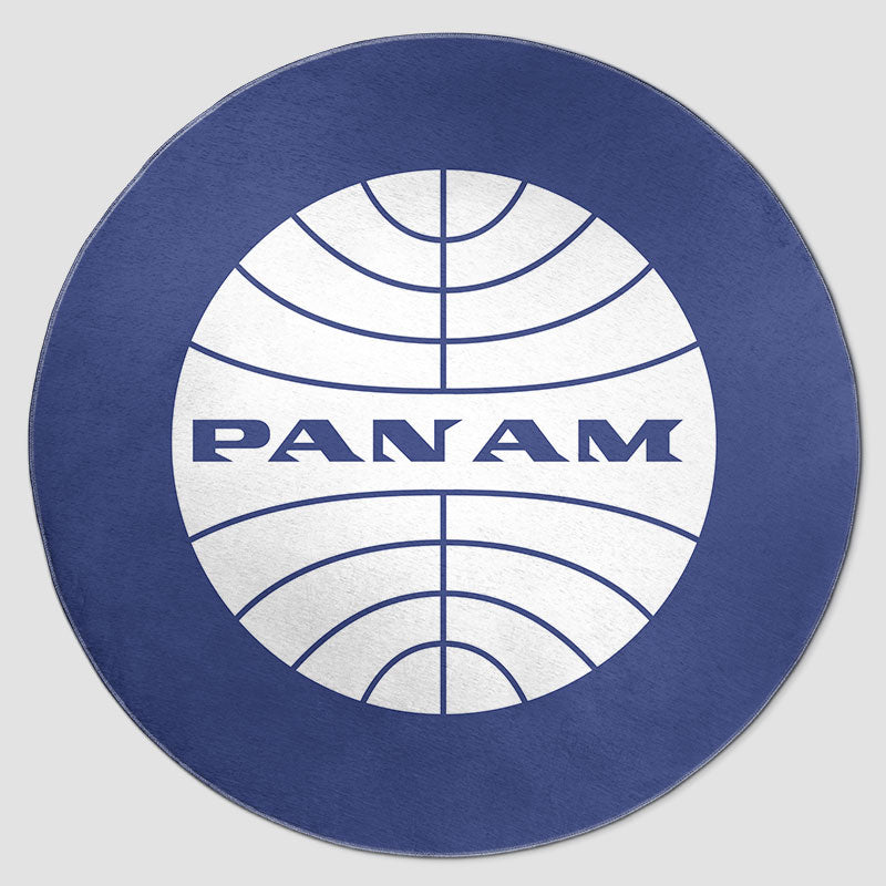 Pan Am Logo - Round Rug