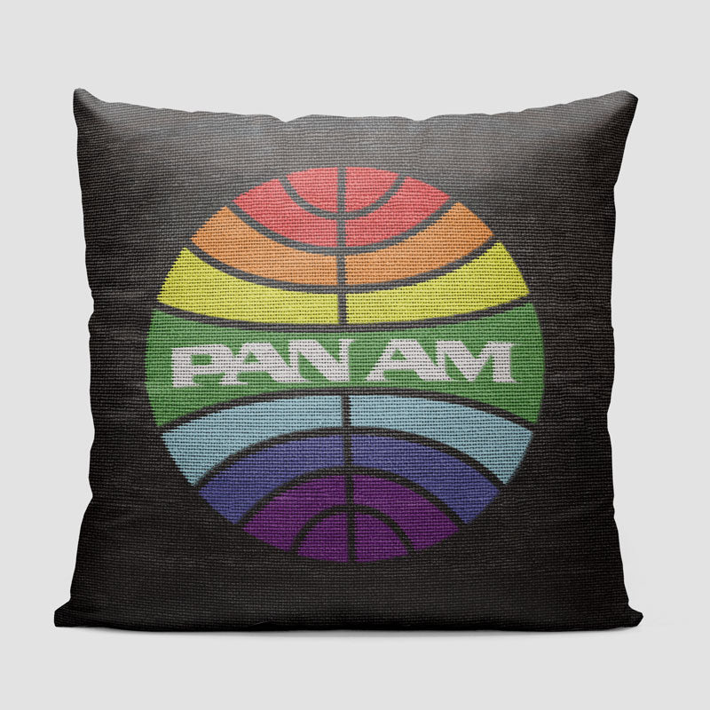 Pan Am Logo Woven - Throw Pillow