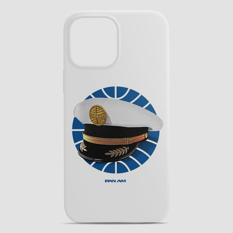 Pan Am White Cap - Phone Case