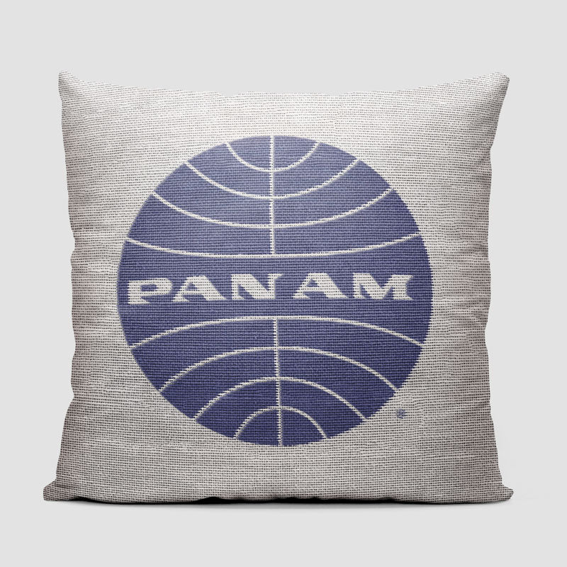 Pan Am Logo Woven - Throw Pillow