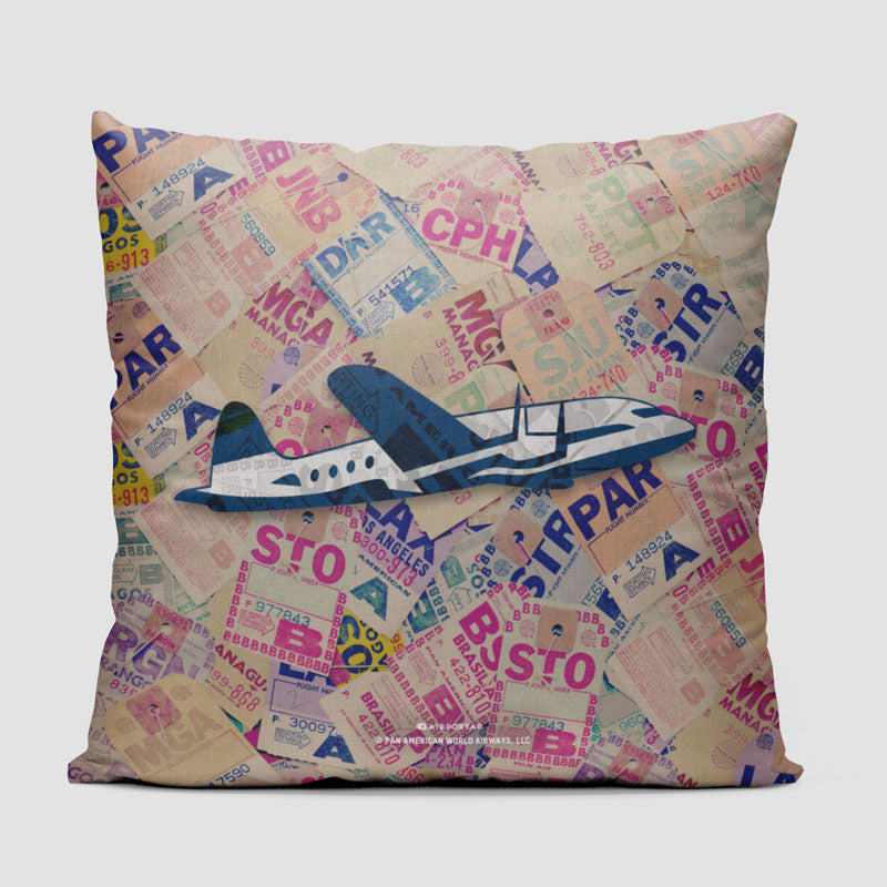 Pan Am - Tag Scatter - Throw Pillow
