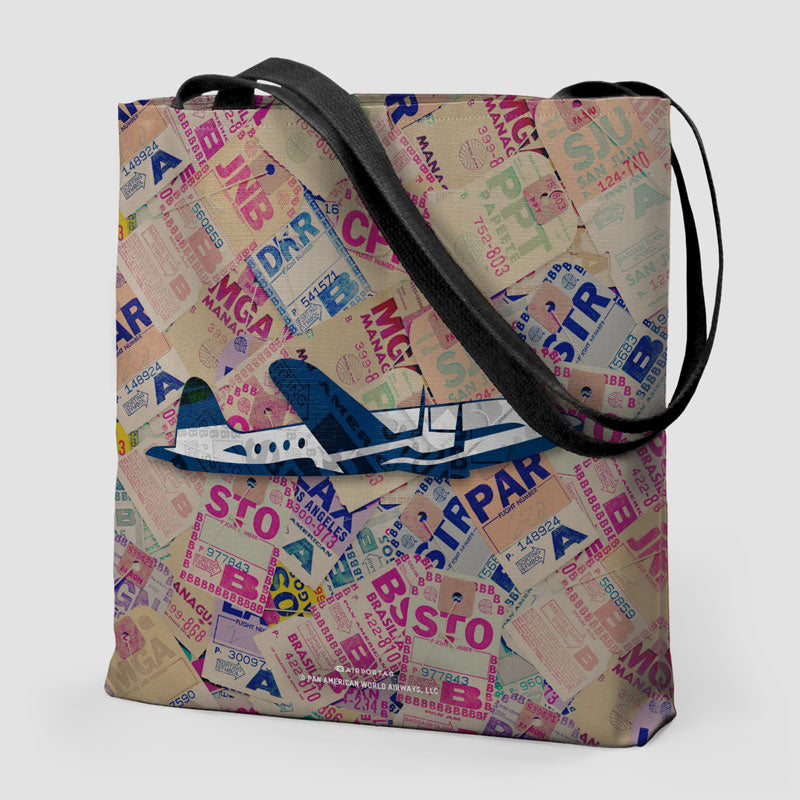 Pan Am - Tag Scatter - Tote Bag