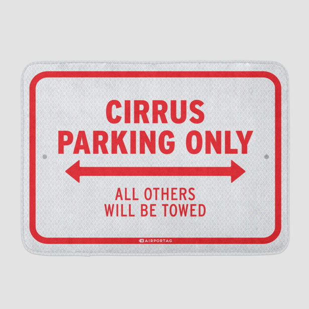 Cirrus Parking Only - Bath Mat - Airportag